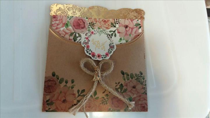 کارت عروسی کلاسیک نیاورانی