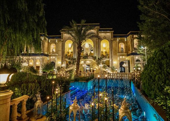 باغ تالار عمارت صفا جو