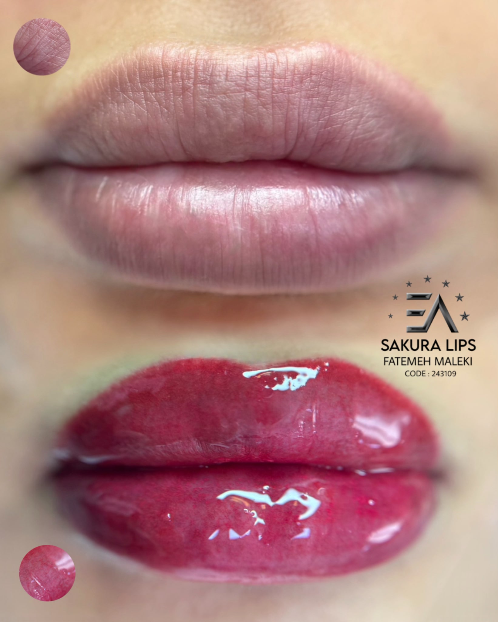 آرایش دائم فاطمه مالکی 1 آرایش دائم فاطمه مالکی 1