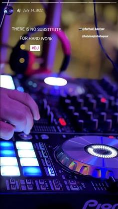 اجرای لایو دی جی با دستگاه 