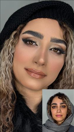 میکاپ عروس زینب مدید
