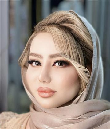 عروس آموزش رنگ کراتین 